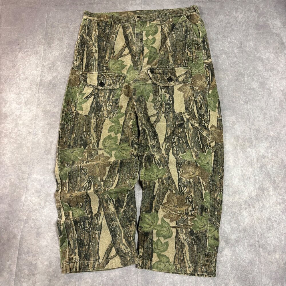O.C.O.E. Men's cargo pants 90s Green Size 36